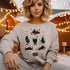 C & Win Sports Christmas Cat Sweatshirt S / Sand - C & Win Sports