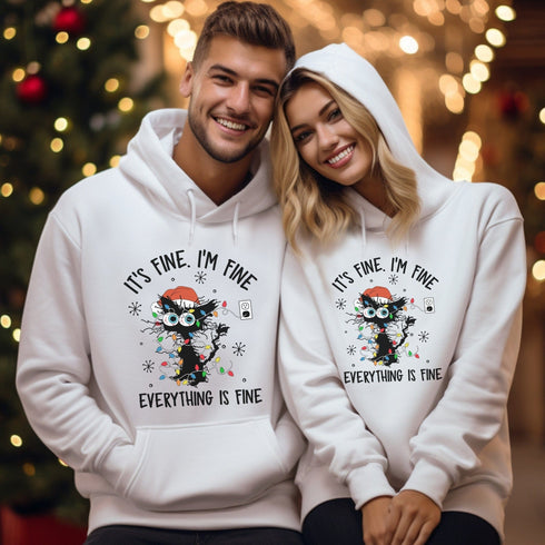 C & Win Sports Everything Is Fine Hoodie - C & Win Sports