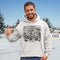 Celebrate your love of the game with this Vintage Hockey Doodle Hoodie featuring hockey sticks, skates, gloves, helmet, goal net and puck graphics. A cozy hoodie for hockey lovers, players, and hockey moms.
