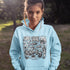 Celebrate your love of the game with this Vintage Hockey Doodle Hoodie featuring hockey sticks, skates, gloves, helmet, goal net and puck graphics. A cozy hoodie for hockey lovers, players, and hockey moms.