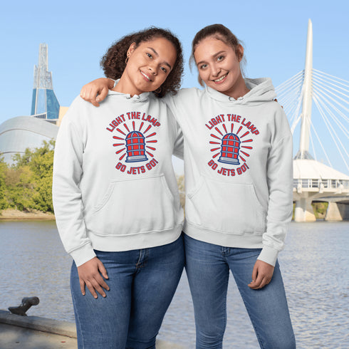 Light the Lamp – Go Jets Go! Hoodie🔥 Because when that red light flashes, it's party time in the 'Peg. 🔥