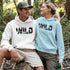 Step into the wild with our unique camping hoodie, featuring a captivating camping scene intricately etched inside the words "Into The Wild". Crafted for outdoor enthusiasts, this hoodie is not just a piece of clothing but a symbol of adventure and exploration.