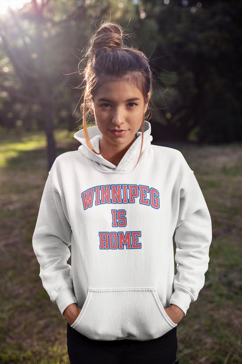 C & Win Sports Winnipeg Is Home Hoodie White / S - C & Win Sports
