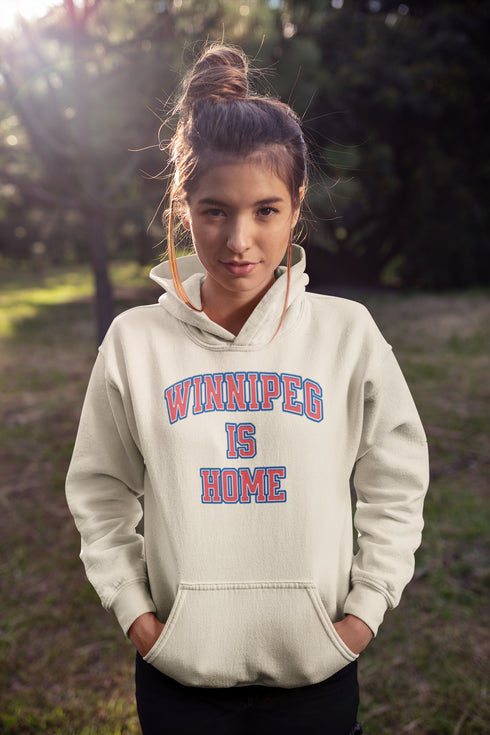 C & Win Sports Winnipeg Is Home Hoodie Sand / S - C & Win Sports