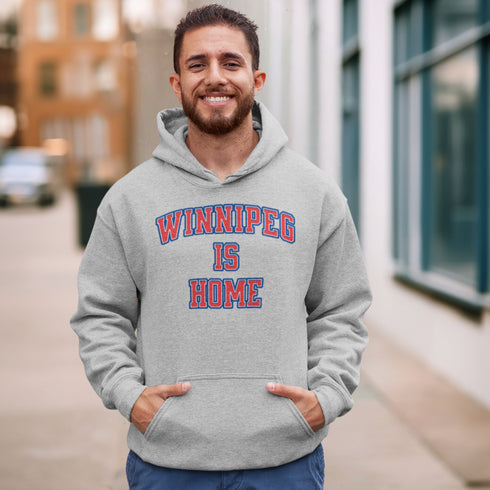 C & Win Sports Winnipeg Is Home Hoodie Sport Grey / S - C & Win Sports