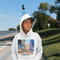 Inspired by the timeless charm of Winnipeg Beach, this cozy hoodie features a beautifully detailed watercolor collage capturing the spirit of this beloved lakeside destination.