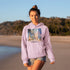 Inspired by the timeless charm of Winnipeg Beach, this cozy hoodie features a beautifully detailed watercolor collage capturing the spirit of this beloved lakeside destination.