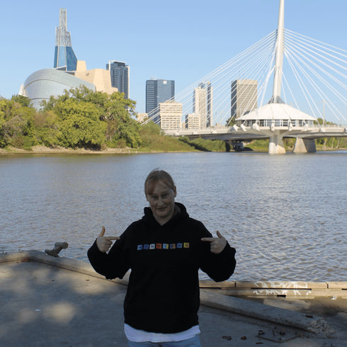 Whether you’re spelling out your love for the city or just trying to score major style points, this hoodie has you covered. Featuring colorful Scrabble tiles that spell "Winnipeg," it's the perfect choice for anyone who loves the Peg and appreciates a good word game.