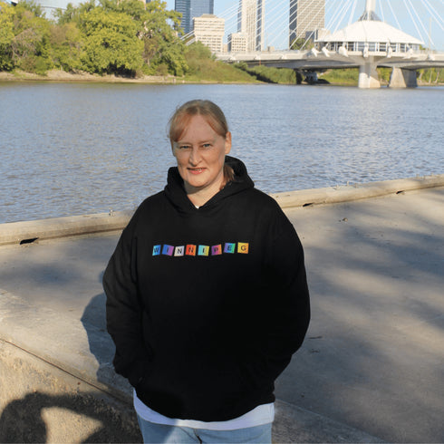 Whether you’re spelling out your love for the city or just trying to score major style points, this hoodie has you covered. Featuring colorful Scrabble tiles that spell "Winnipeg," it's the perfect choice for anyone who loves the Peg and appreciates a good word game.