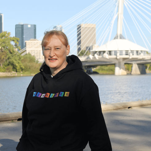 Whether you’re spelling out your love for the city or just trying to score major style points, this hoodie has you covered. Featuring colorful Scrabble tiles that spell "Winnipeg," it's the perfect choice for anyone who loves the Peg and appreciates a good word game.