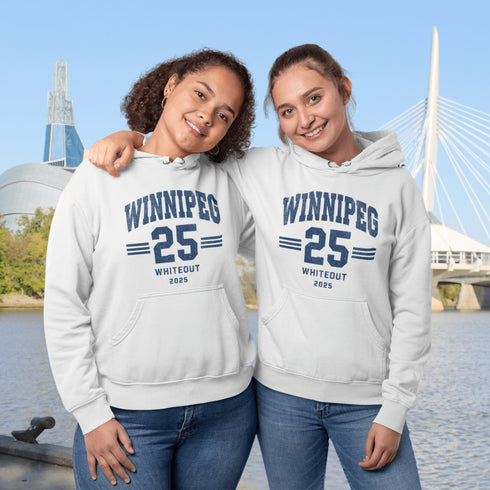 Winnipeg Whiteout 2025 Vintage Hoodie ❄️🏒🕶️ Throw it back while gearing up for the future—this Winnipeg Whiteout 2025 hoodie is pure retro playoff magic!