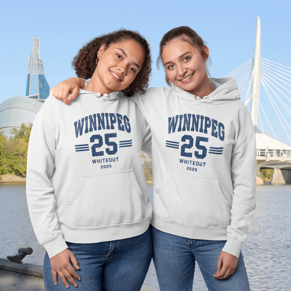 Winnipeg Whiteout 2025 Vintage Hoodie ❄️🏒🕶️ Throw it back while gearing up for the future—this Winnipeg Whiteout 2025 hoodie is pure retro playoff magic!