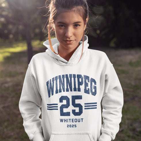 Winnipeg Whiteout 2025 Vintage Hoodie ❄️🏒🕶️ Throw it back while gearing up for the future—this Winnipeg Whiteout 2025 hoodie is pure retro playoff magic!