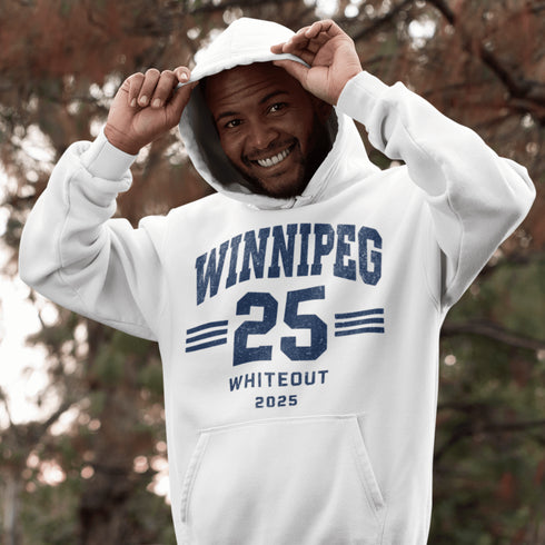 Winnipeg Whiteout 2025 Vintage Hoodie ❄️🏒🕶️ Throw it back while gearing up for the future—this Winnipeg Whiteout 2025 hoodie is pure retro playoff magic!