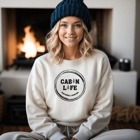 Personalized Cabin Life Sweatshirt