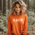 This cozy and comfortable camping sweatshirt is the ultimate must-have for anyone who loves the great outdoors.