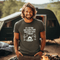 Our Camping tee features two adorable stick figure people roasting wieners over a cozy campfire. And with the hilarious slogan "It's All Fun & Games Until Someone Loses A Wiener," you'll be the life of the party at any camping trip!