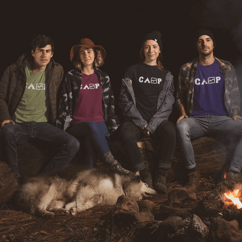 Introducing the perfect addition to your camping gear: the Camp t-shirt! This soft and comfortable shirt is the ultimate must-have for anyone who loves the great outdoors.