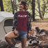 This soft and comfortable tee is the ultimate must-have for anyone who loves the great outdoors. Made from high-quality materials, this t-shirt is built to withstand even the toughest of camping trips.