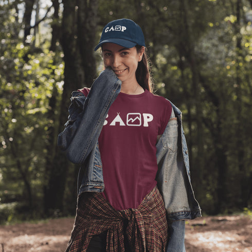 Introducing the perfect addition to your camping gear: the Camp t-shirt! This soft and comfortable shirt is the ultimate must-have for anyone who loves the great outdoors.