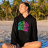This hoodie features a stunning colorful gradient graphic that will make you stand out on your outdoor escapades. With the inspiring saying "Not All Who Wander Are Lost" emblazoned across the front, this hoodie is not just a piece of clothing, but a statement of your adventurous spirit and love for exploration.