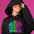 This hoodie features a stunning colorful gradient graphic that will make you stand out on your outdoor escapades. With the inspiring saying "Not All Who Wander Are Lost" emblazoned across the front, this hoodie is not just a piece of clothing, but a statement of your adventurous spirit and love for exploration.