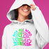 This hoodie features a stunning colorful gradient graphic that will make you stand out on your outdoor escapades. With the inspiring saying "Not All Who Wander Are Lost" emblazoned across the front, this hoodie is not just a piece of clothing, but a statement of your adventurous spirit and love for exploration.