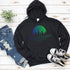 This hooded sweatshirt features a vibrant and colorful gradient nature scene that will transport you to the great outdoors every time you wear it. The word "Wanderlust" emblazoned across the front serves as a reminder of your passion for exploration and the call of the wild.