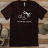 Introducing our latest masterpiece in the world of fashion disasters - the "I Do My Own Stunts" t-shirt! Picture this: a daring stick figure attempting to defy gravity on a bike, only to end up in a spectacular crash landing.