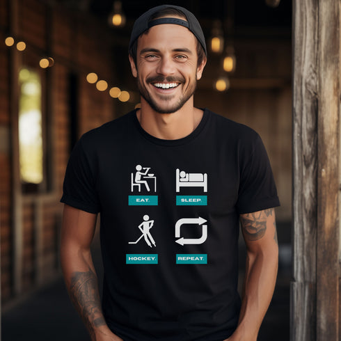 Eat Sleep Hockey Unisex T-Shirt