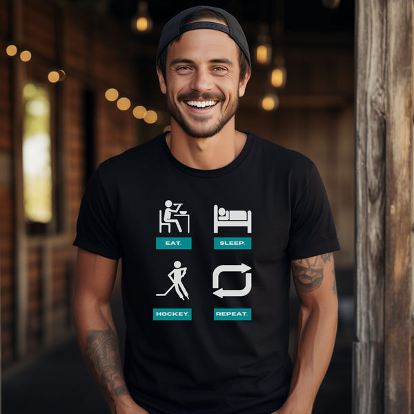Eat Sleep Hockey Unisex T-Shirt