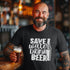 This quirky tee not only shows off your love for a cold brew but also promotes environmental awareness in the most hilarious way possible.