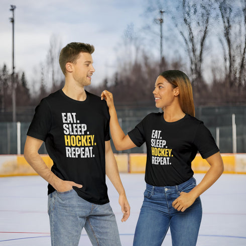 Eat. Sleep. Hockey. Repeat T-Shirt