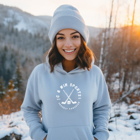 This hoodie features a striking hockey stick graphic that showcases your love for the sport in a trendy way. Crafted with high-quality materials, it ensures durability and coziness for those chilly game nights or casual outings.