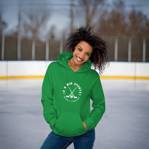 This hoodie features a striking hockey stick graphic that showcases your love for the sport in a trendy way. Crafted with high-quality materials, it ensures durability and coziness for those chilly game nights or casual outings.