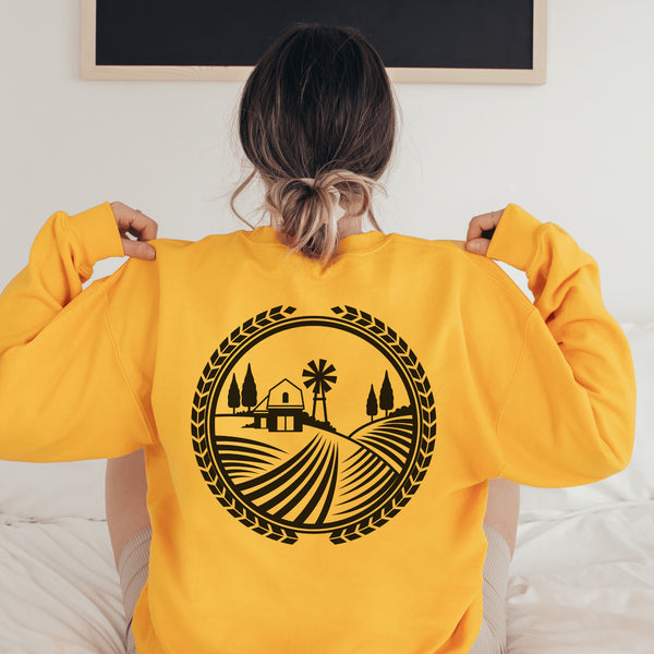 C & Win Sports Prairie Harvest Sweatshirt-Manitoba S / Gold - C & Win Sports