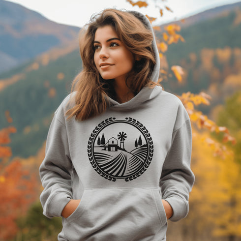 C & Win Sports Prairie Harvest Hoodie Sport Grey / S - C & Win Sports