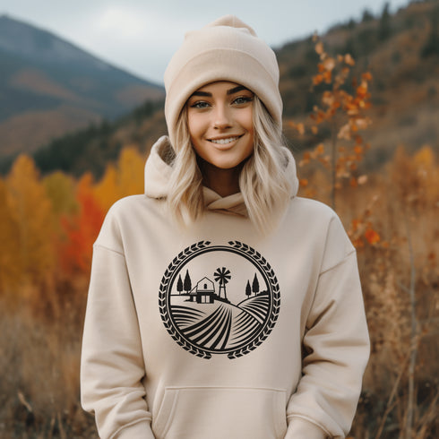 C & Win Sports Prairie Harvest Hoodie Sand / S - C & Win Sports