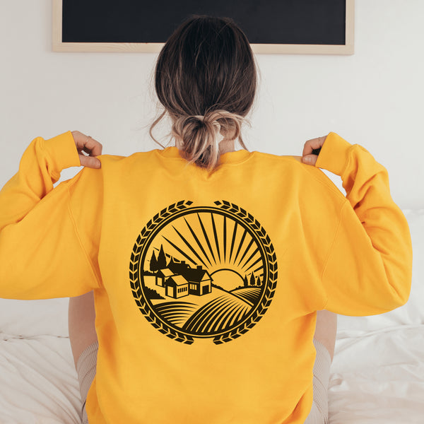 C & Win Sports Prairie Harvest Sweatshirt-Manitoba S / Gold - C & Win Sports