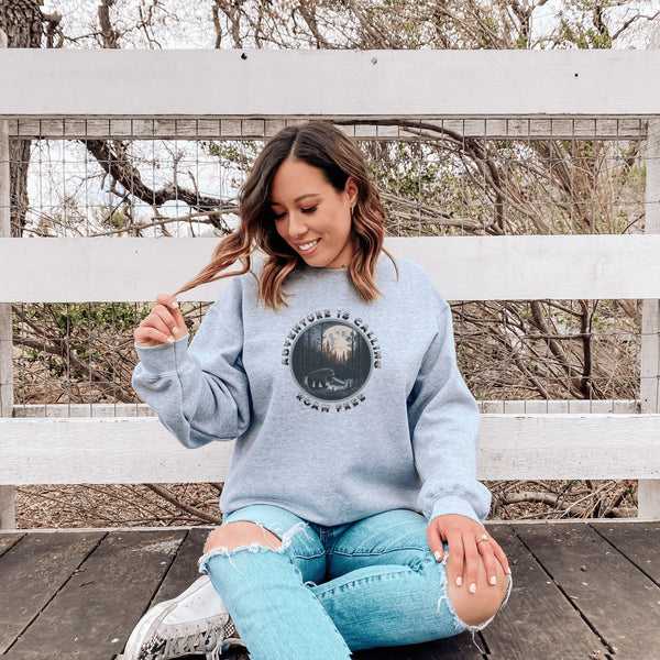 C & Win Sports Adventure Is Calling Sweatshirt S / Sport Grey - C & Win Sports