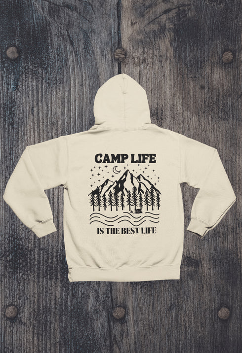 C & Win Sports Camp Life Is The Best Life Hoodie - C & Win Sports