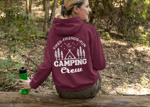 C & Win Sports Camping Crew Hoodie ( Double Sided) - C & Win Sports