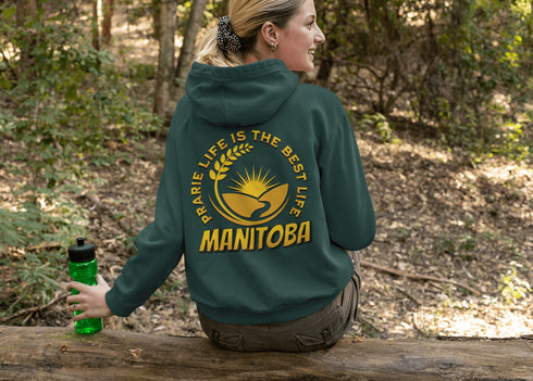 C & Win Sports Prairie Life Hoodie-Manitoba Forest Green / S - C & Win Sports