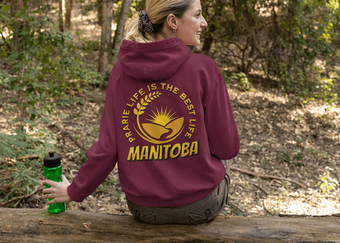C & Win Sports Prairie Life Hoodie-Manitoba - C & Win Sports