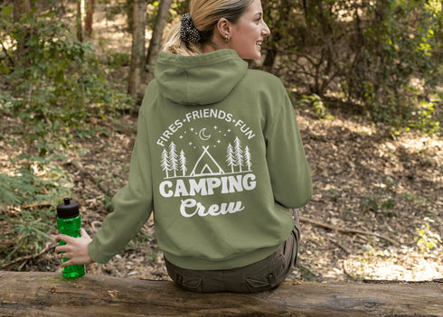 C & Win Sports Camping Crew Hoodie ( Double Sided) - C & Win Sports