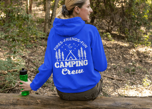 C & Win Sports Camping Crew Hoodie ( Double Sided) - C & Win Sports