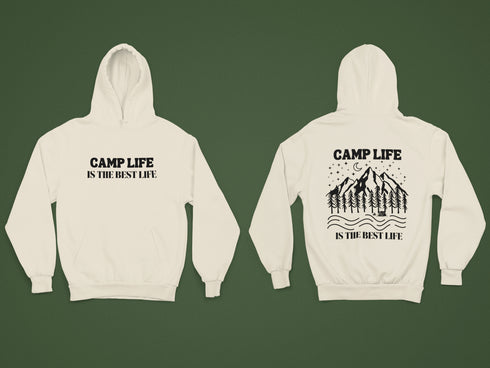 C & Win Sports Camp Life Is The Best Life Hoodie - C & Win Sports