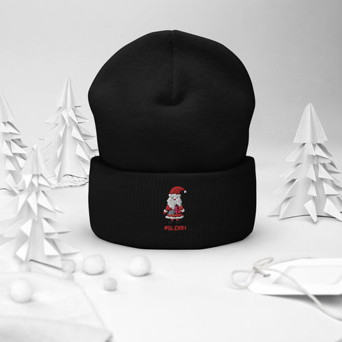 C & Win Sports #SLEIGH Cuffed Beanie - C & Win Sports