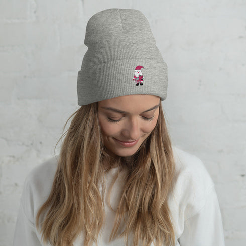 C & Win Sports Boojee Santa Cuffed Beanie Heather Grey - C & Win Sports
