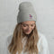 C & Win Sports Bougie Snowman Cuffed Beanie Heather Grey - C & Win Sports